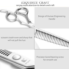 26 Teeth Special Hairdressing Scissors , Silver Color Hair Thinning Shears