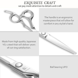 Special Japanese Steel Scissors , Hair Stylist Scissors Sharpness Cutter Blade